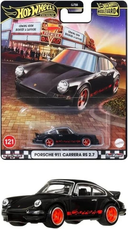Hot Wheels Porsche Carrera 2.7 RS Sammlermodell Schwarz/Rot - Bild 2