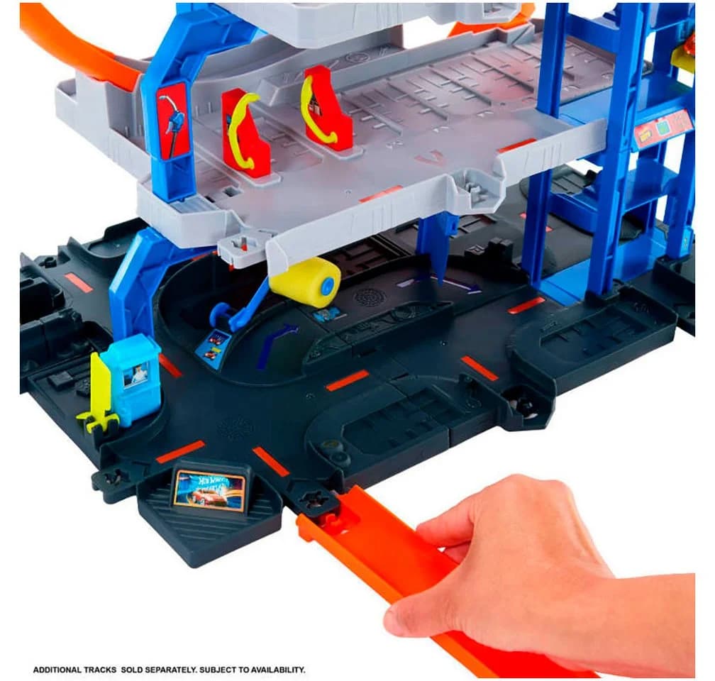 Hot Wheels Spiel-Parkgarage City Mega Looping Garage Bunt - Bild 4