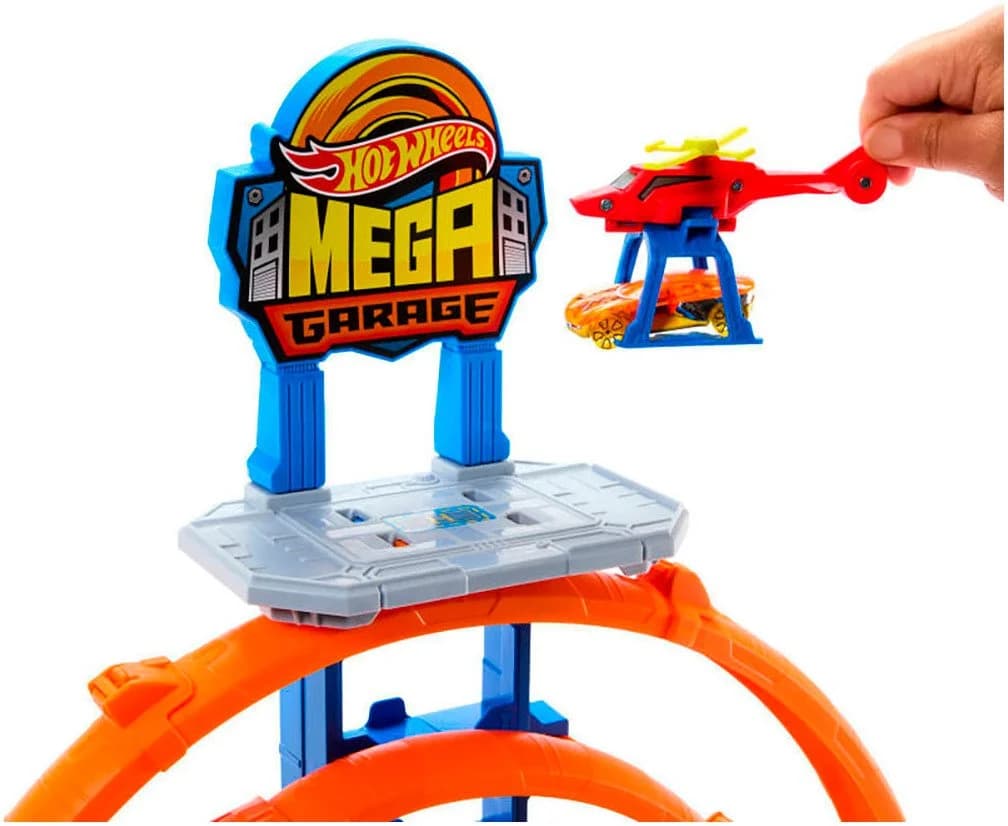 Hot Wheels Spiel-Parkgarage City Mega Looping Garage Bunt - Bild 5