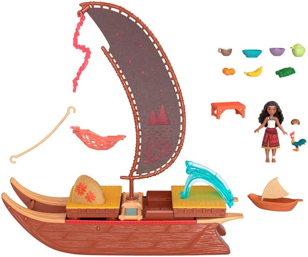 Mattel® Spielwelt Disney Vaiana 2 Vaianas Abenteuerkanu Bunt - Bild 5