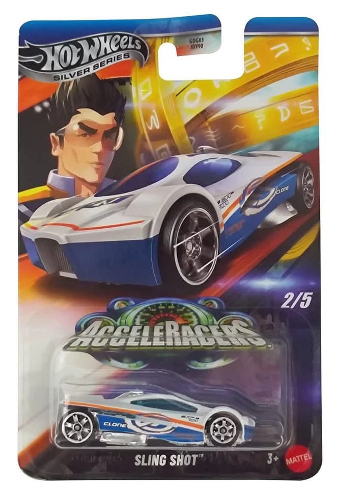 Hot Wheels Sling Shot AcceleRacers Modellauto 1:64 Bunt - Bild 2