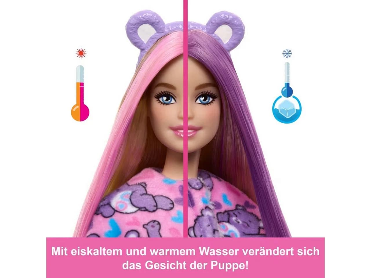 Mattel® Puppen Accessoires-Set Barbie Cutie Reveal Glücksbärchis 10 Ü - Bild 3
