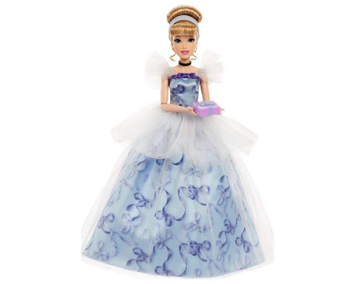 Mattel Disney Princess Cinderella Puppe mit Ballkleid