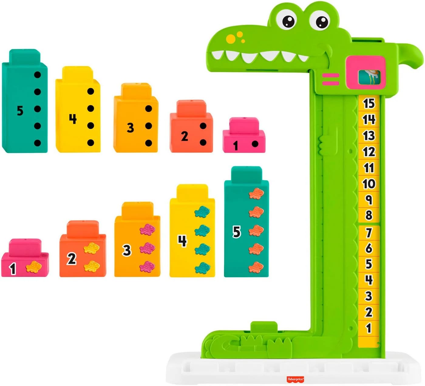 Fisher-Price® Lernspielzeug Mein Zahlen-Krokodil 11-St - Bild 3