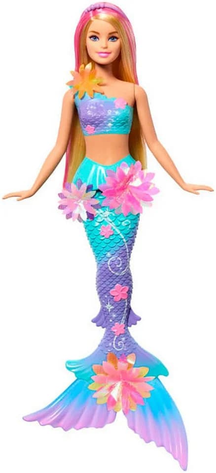 Barbie Anziehpuppe Meerjungfrau mit magischen Blüten - Bild 2