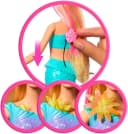 Barbie Anziehpuppe Meerjungfrau mit magischen Blüten Bild 3