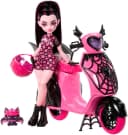 MonsterHigh™ Anziehpuppe Draculaura mit Vampastic Scooter Bild 4