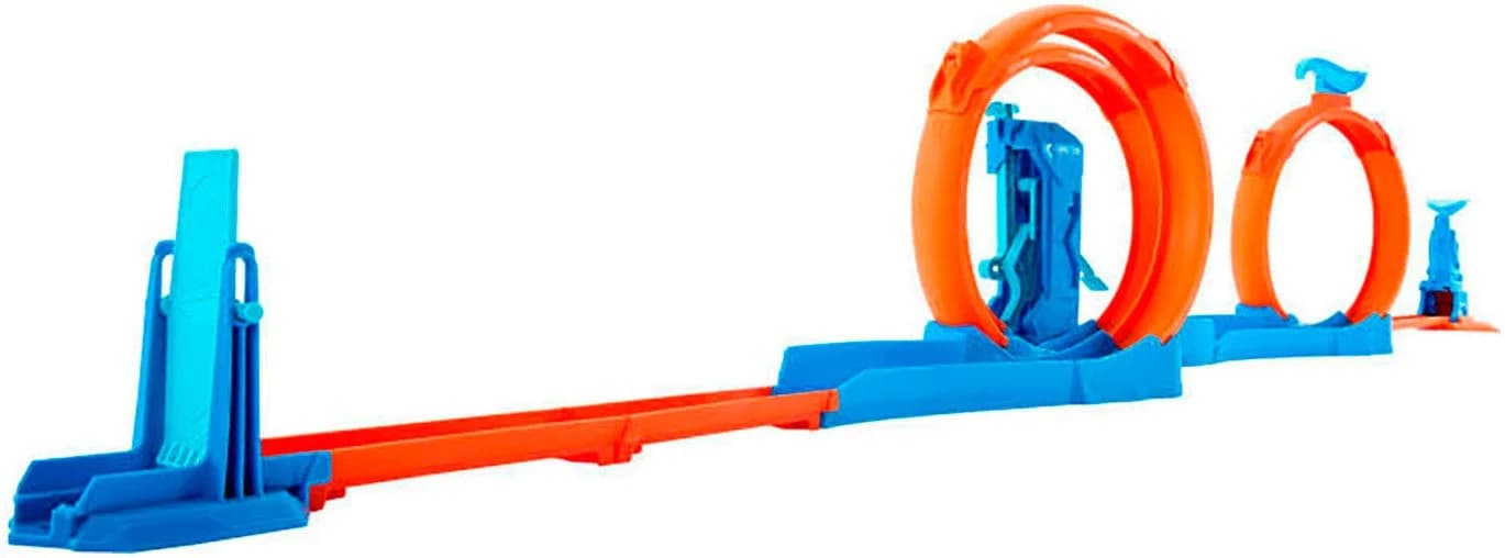Hot Wheels Autorennbahn Track Creator Dreifacher Looping inkl. 1 Spielzeugauto - Bild 4