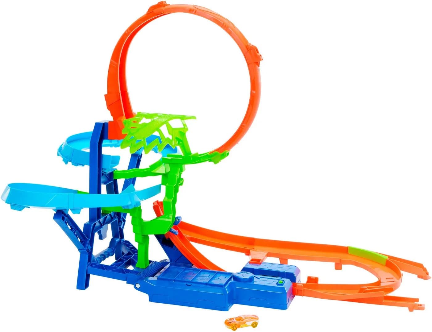 Hot Wheels Autorennbahn Unendliche Crash-Action mit batteriebetriebenen Beschleuniger - Bild 2