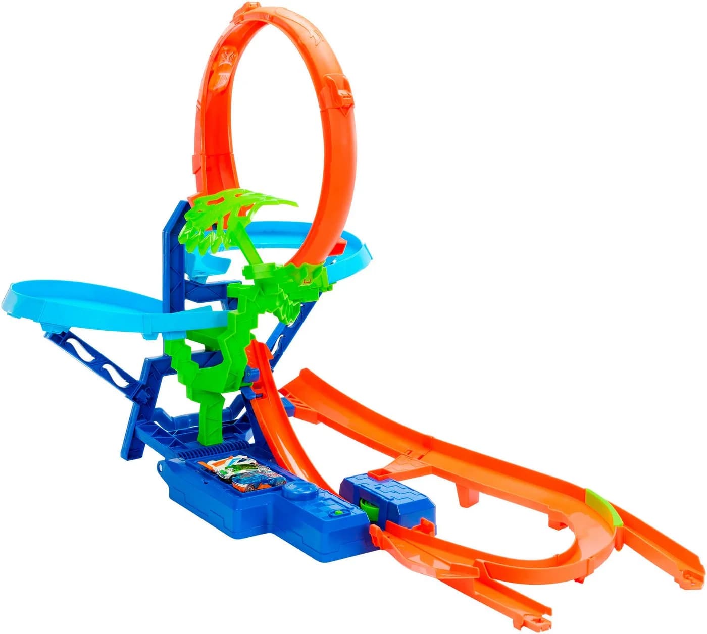 Hot Wheels Autorennbahn Unendliche Crash-Action mit batteriebetriebenen Beschleuniger - Bild 3
