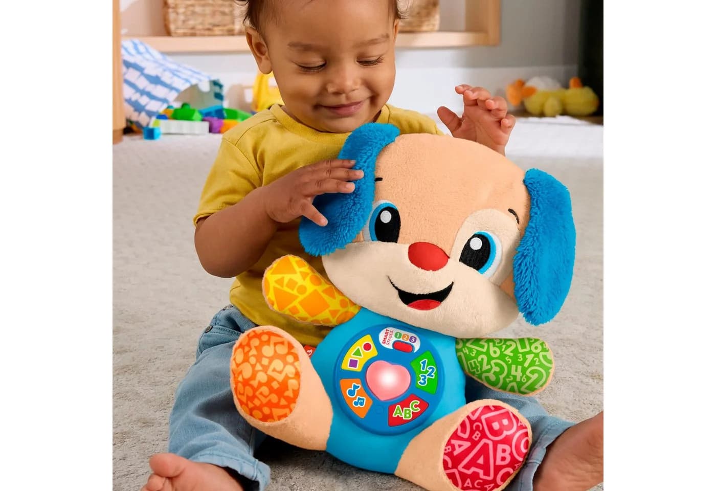 Fisher-Price® Kuscheltier Lernspaß Hündchen Bunt mit Licht- und Soundeffekten - Bild 5
