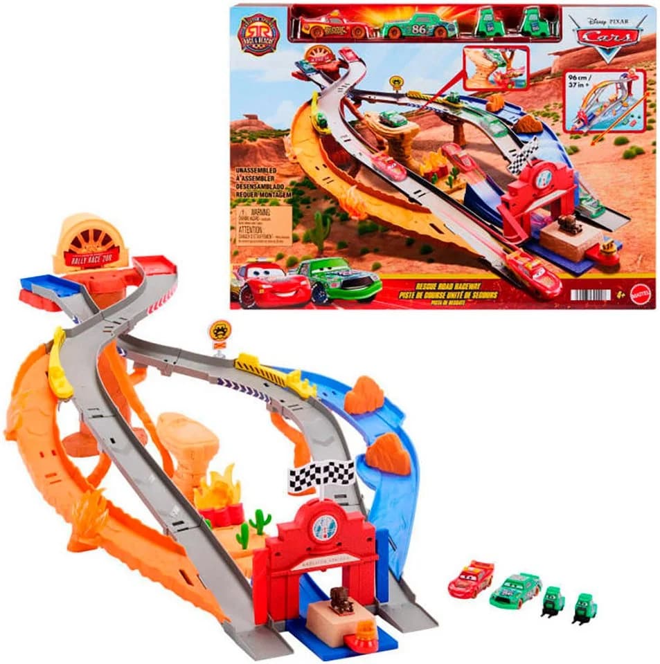 Mattel® Autorennbahn Disney Pixar Cars Playset Bunt - Bild 2
