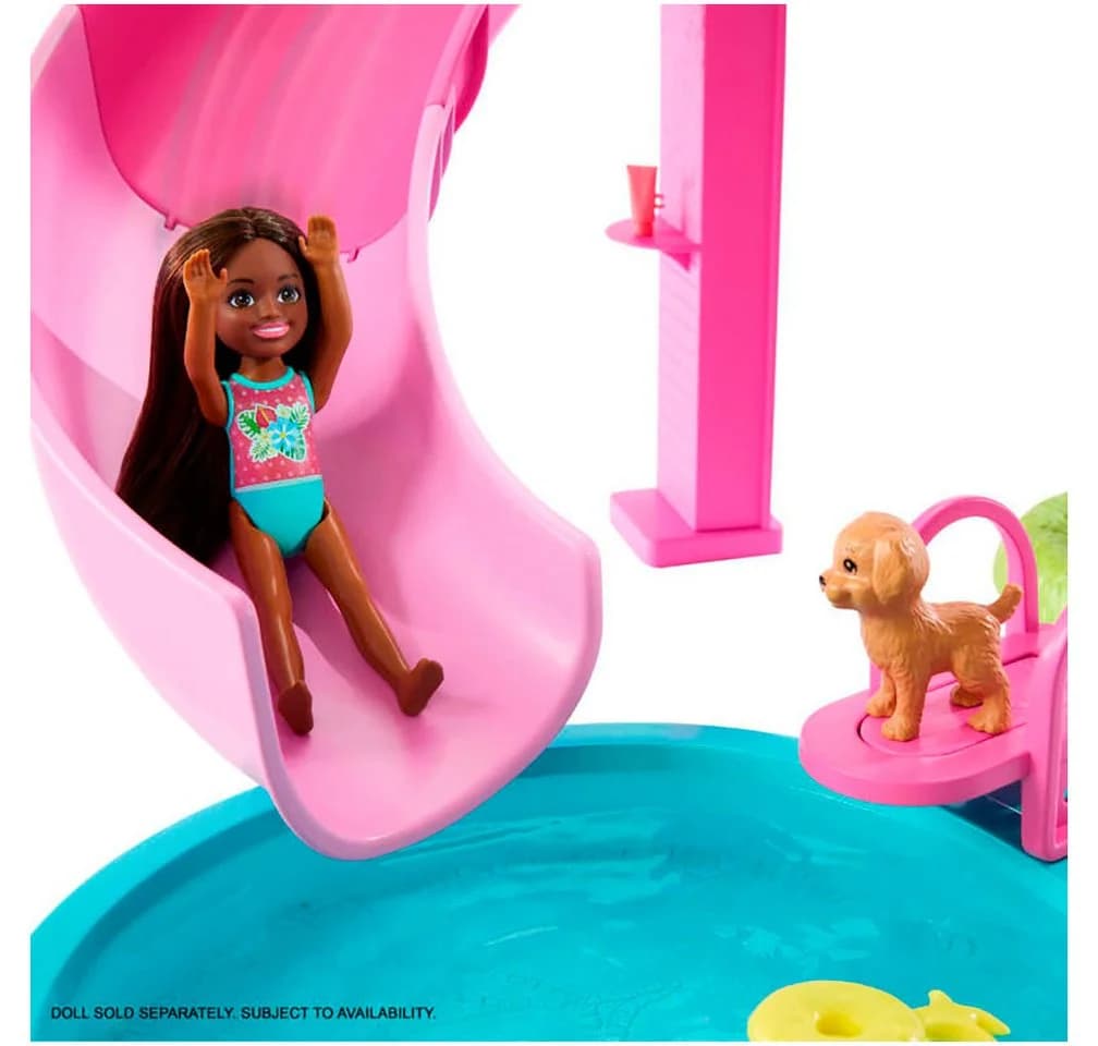 Barbie Puppen Planschbecken Barbie Traumpool Rosa - Bild 5