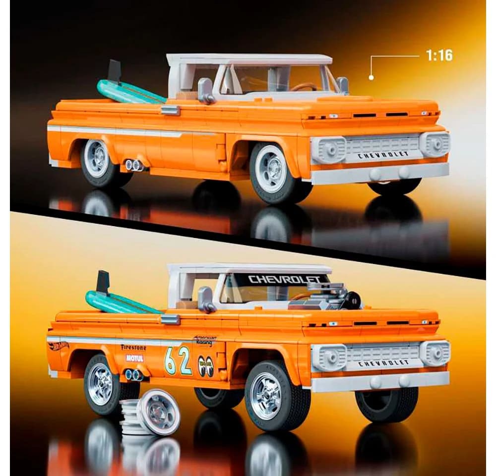 Mattel® Modellbausatz Hot Wheels Elite Series Chevy 1:16 858-tlg. - Bild 3