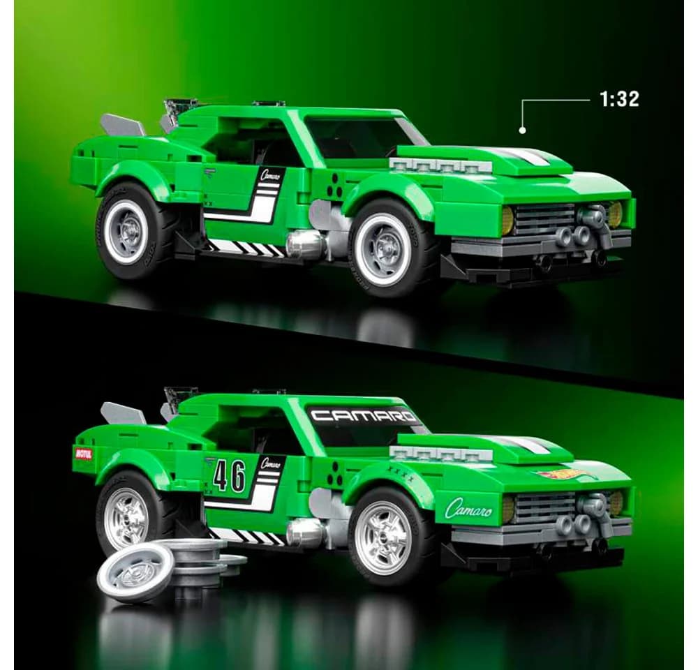 Mattel® Modellbausatz Hot Wheels Speed Series Camaro 1:32 289-tlg. - Bild 3