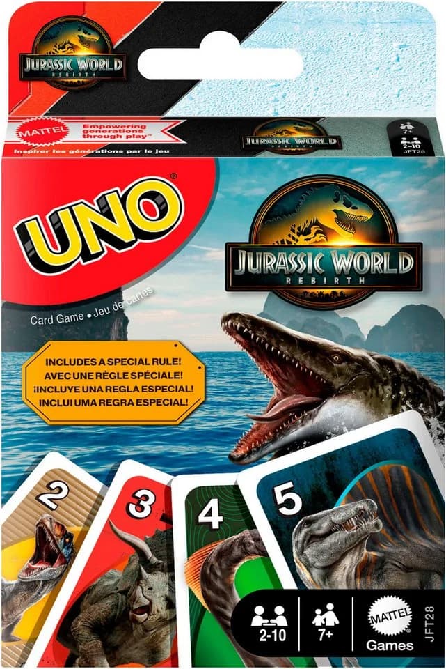 Mattel Games UNO Jurassic World Rebirth Familienspiel - Bild 2
