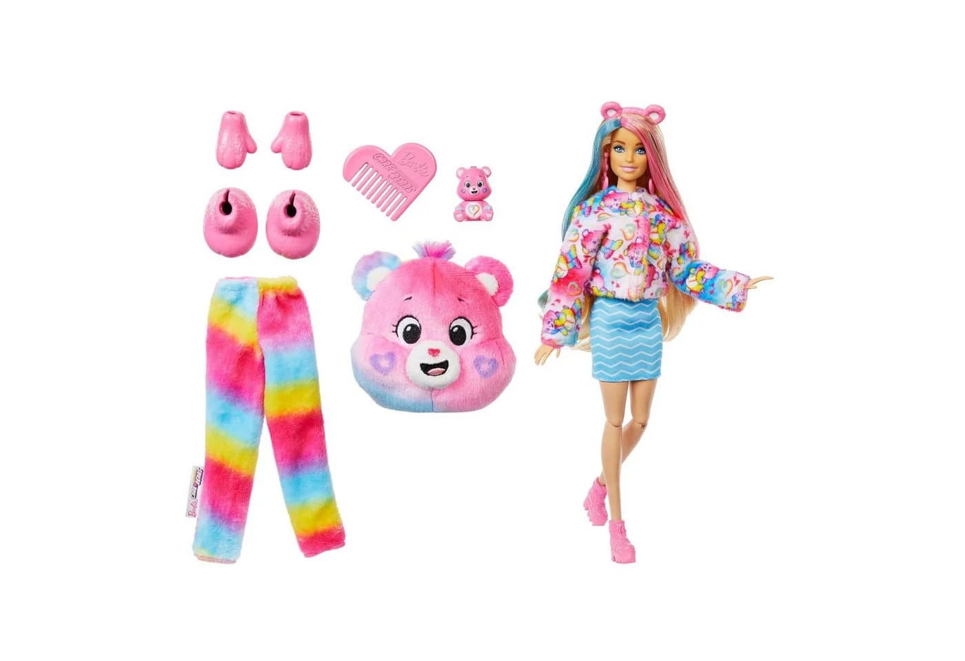 Barbie Cutie Reveal Glücksbärchis Puppe Serie 2 Mit 10 Überraschungen