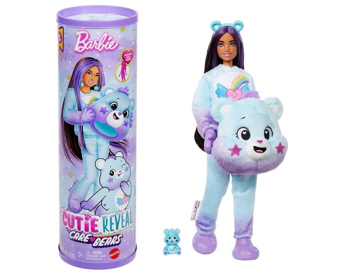 Barbie Anziehpuppe Cutie Reveal Glücksbärchis Dream Bright Bärchi inkl. Accessoires - Bild 2