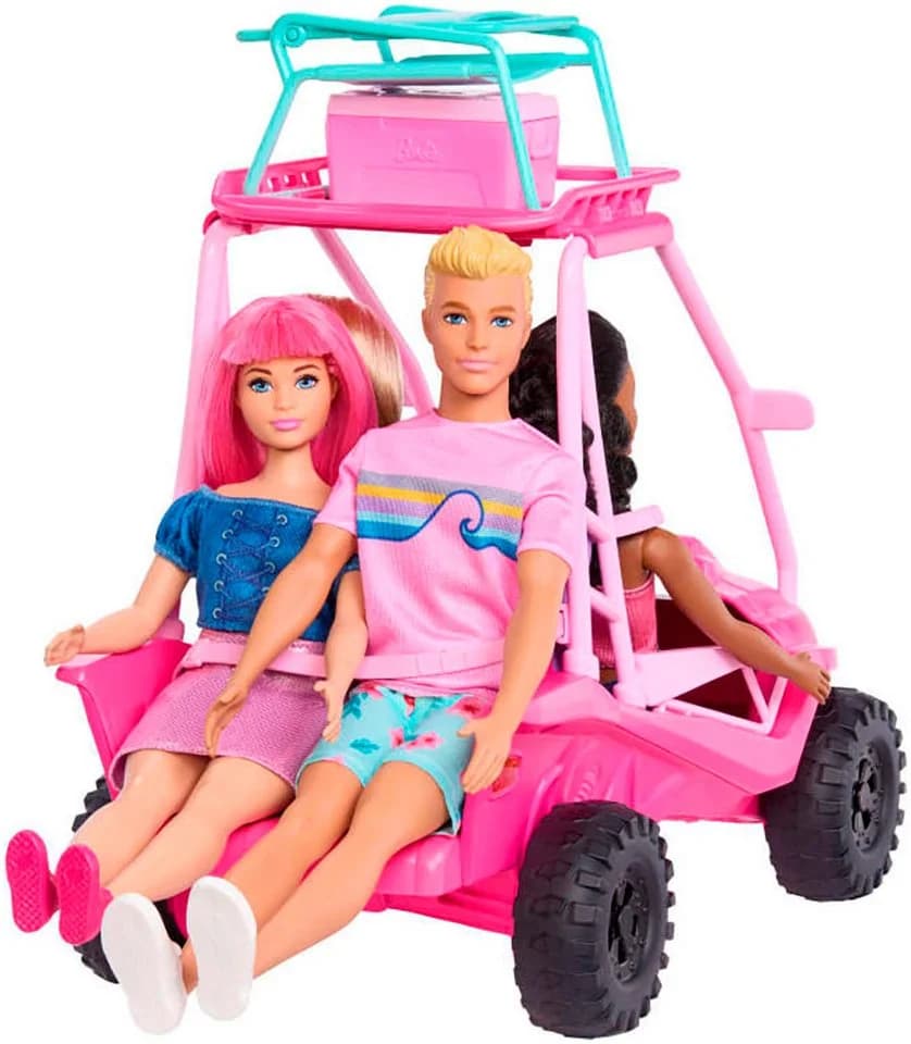 Barbie Spielzeug-Auto Strand-Buggy Pink - Bild 4