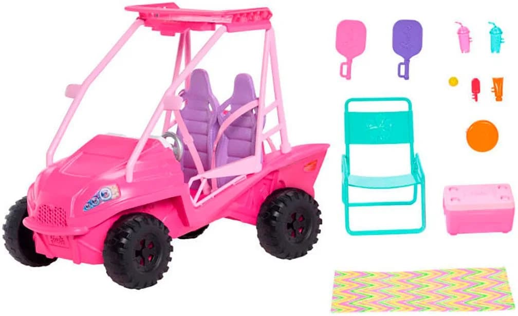 Barbie Spielzeug-Auto Strand-Buggy Pink - Bild 5