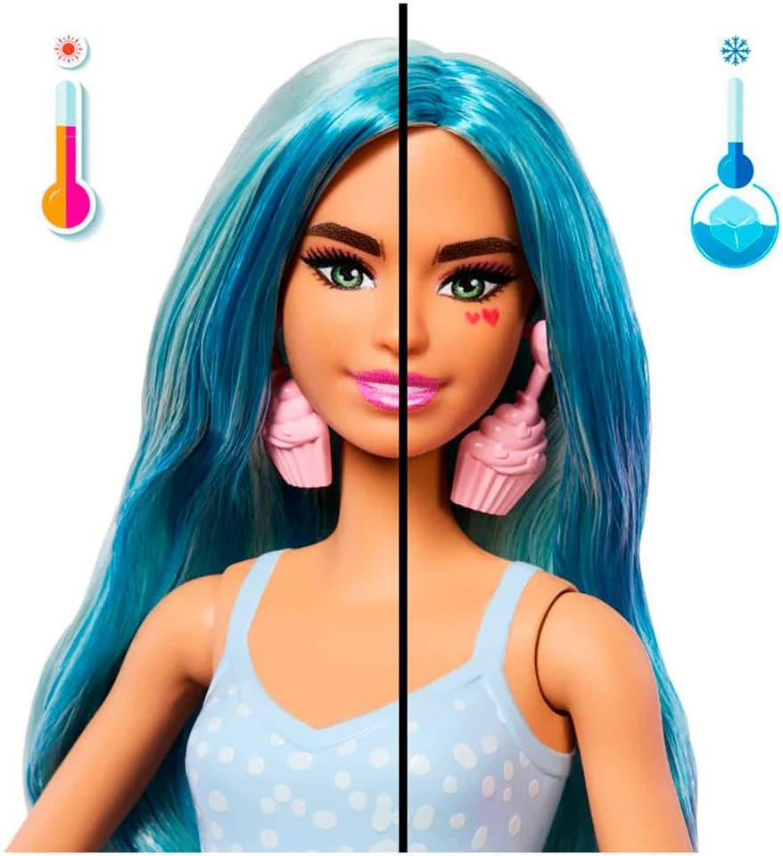 Barbie Anziehpuppe Pop! Reveal Treats Serie - Blaue Puppe