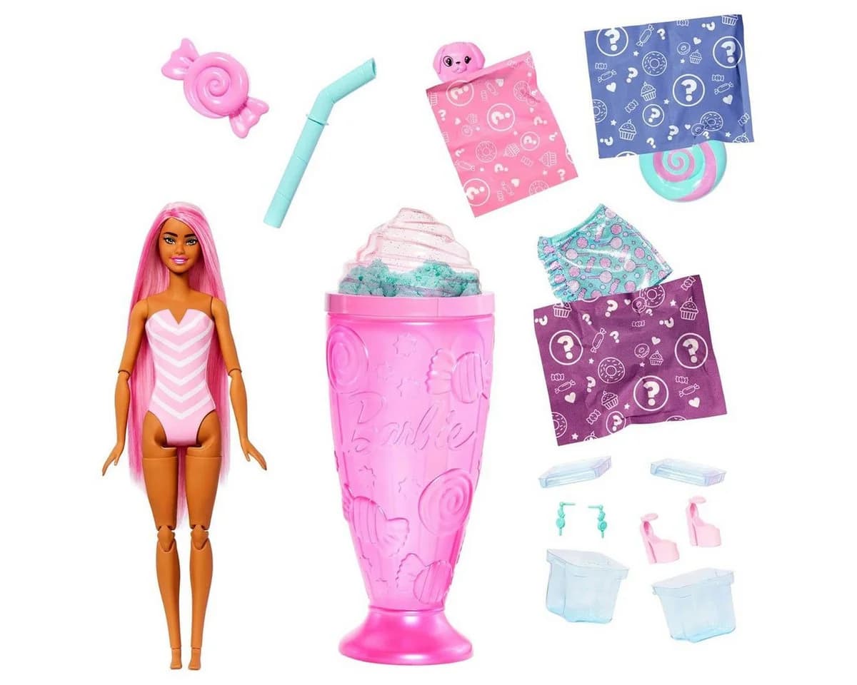Barbie Anziehpuppe Pop! Reveal Treats Serie - Pinke Puppe mit 8 Überraschungen - Bild 2