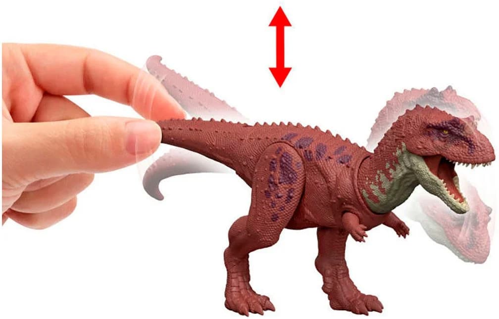 Mattel® Jurassic World Wild Roar Aucasaurus Dinosaurierfigur Bunt - Bild 3