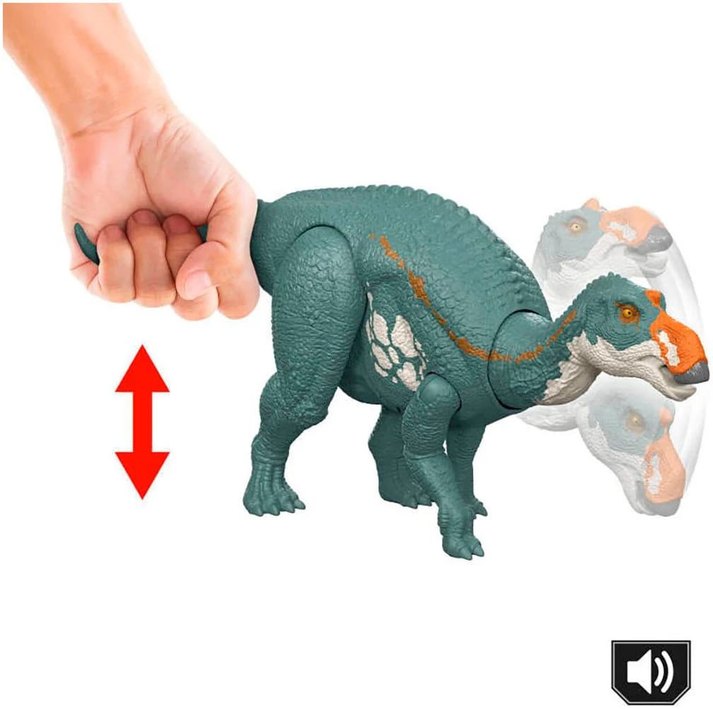 Mattel Jurassic World Rebirth Wild Roar Maiasaura Actionfigur - Bild 5