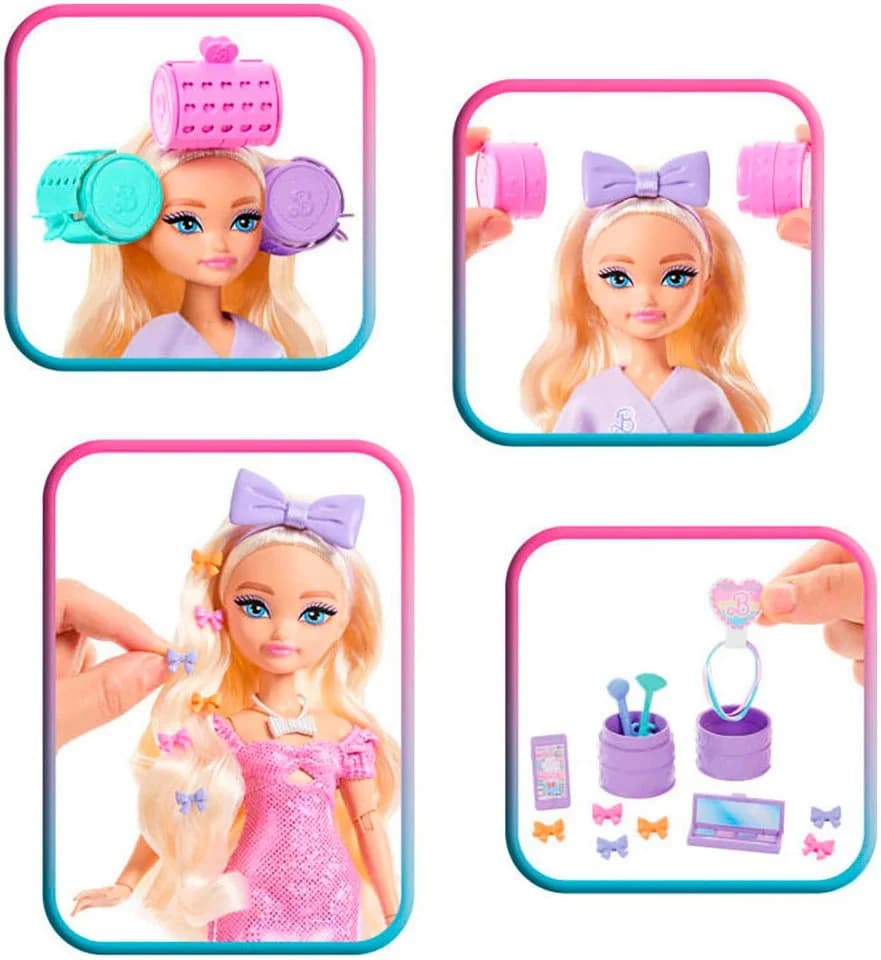 Barbie Anziehpuppe Dream Besties "Get Ready With Me" Malibu Haarspiel Puppe - Bild 3
