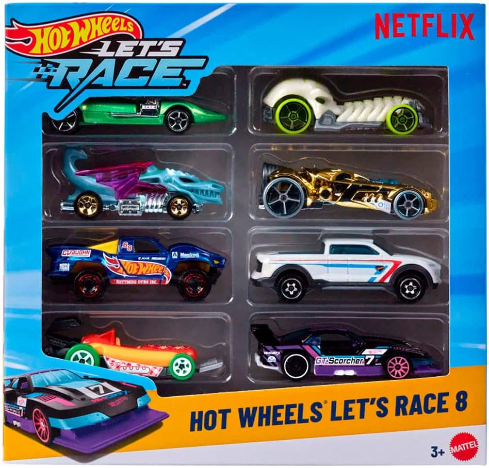 Hot Wheels Spielzeug-Auto Let’s Race 8er-Pack - Bild 2