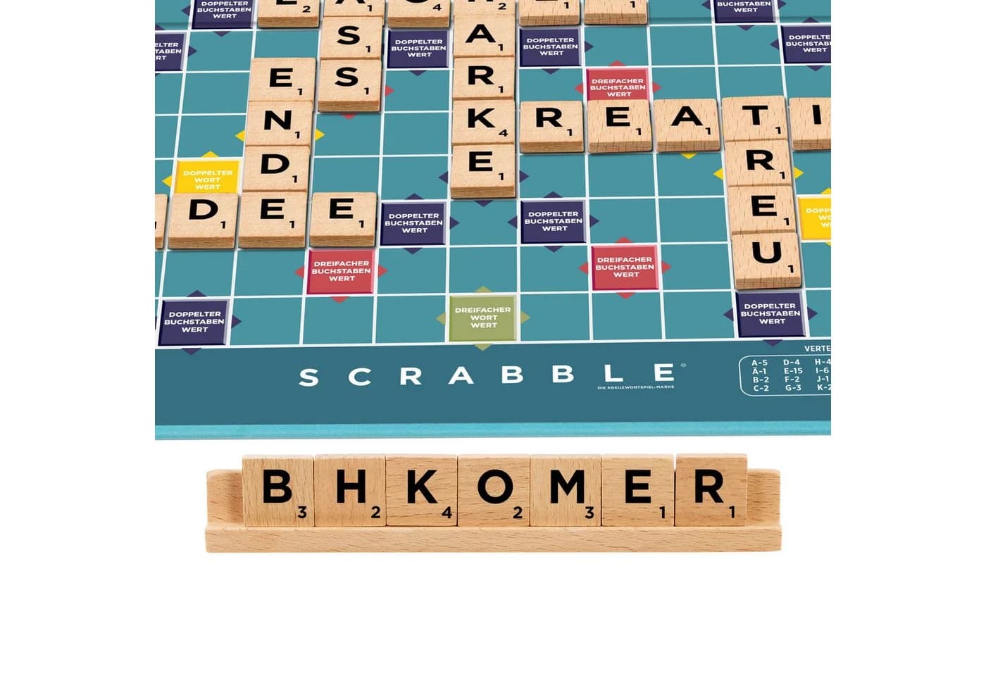 Mattel Games Scrabble Original Holz 2 in 1 - Bild 3