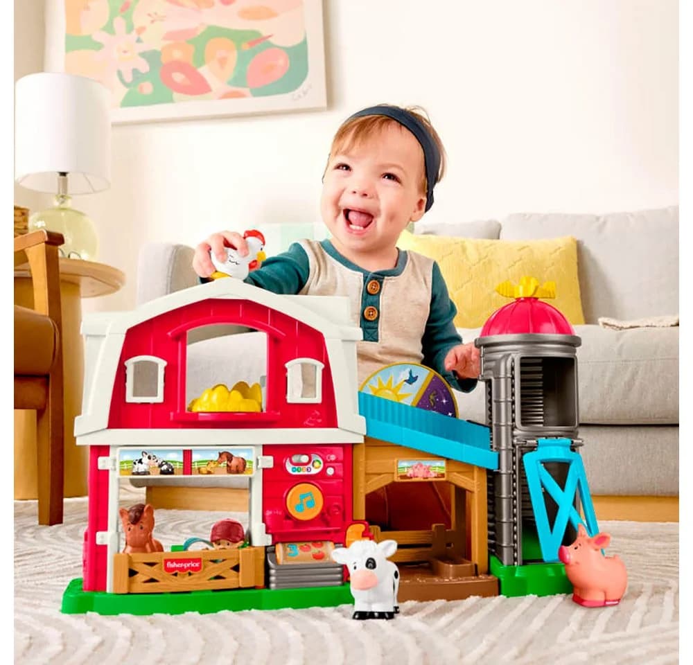 Fisher-Price® Lernspielzeug Little People Bauernhof Bunt