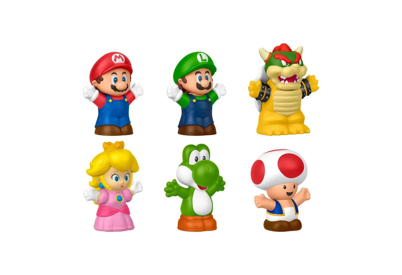 Fisher-Price Little People Super Mario Multipack Set 6 Figuren Bunt - Bild 3