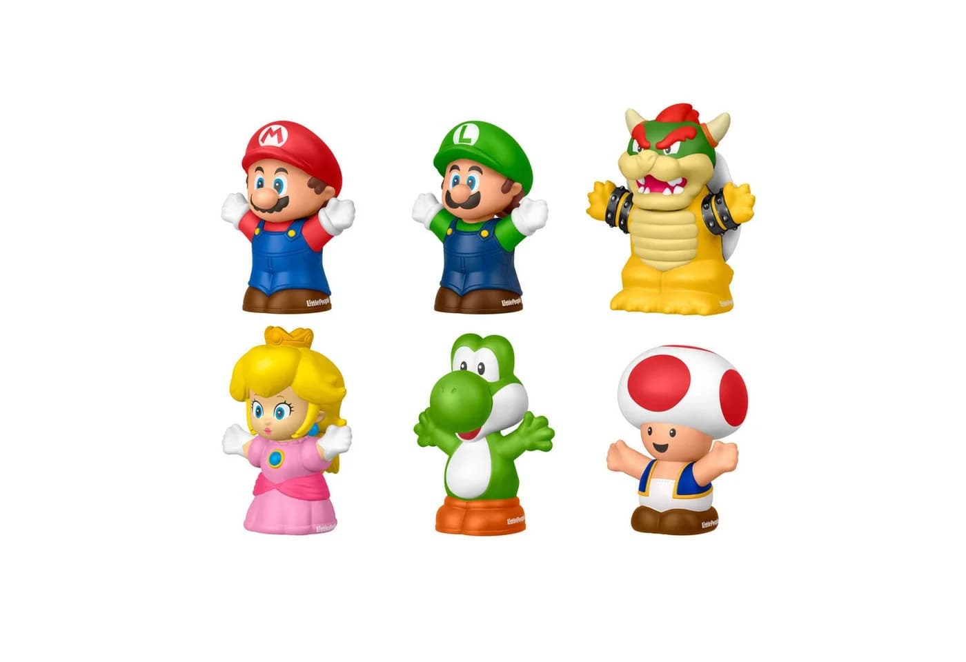 Fisher-Price Little People Super Mario Multipack Set 6 Figuren Bunt - Bild 4