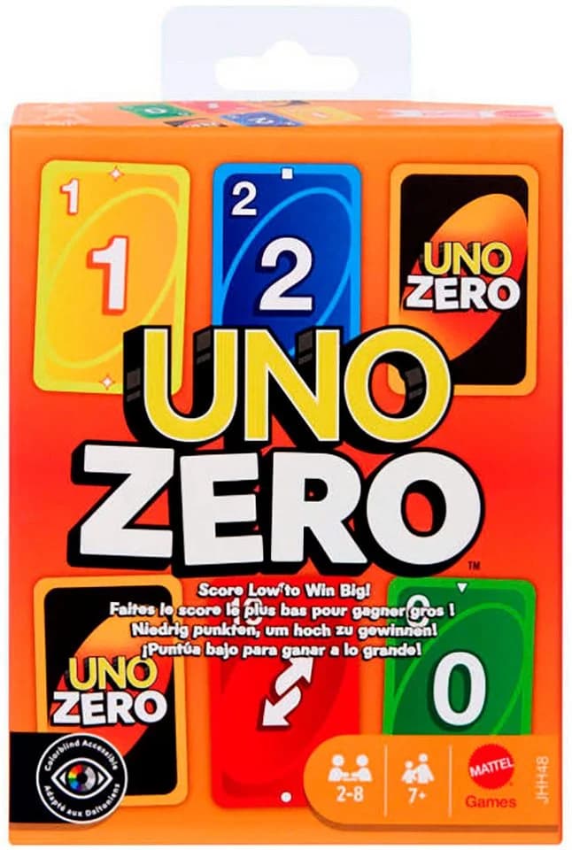 Mattel Games UNO Zero Kartenspiel für 2-8 Spieler ab 7 Jahren - Bild 2