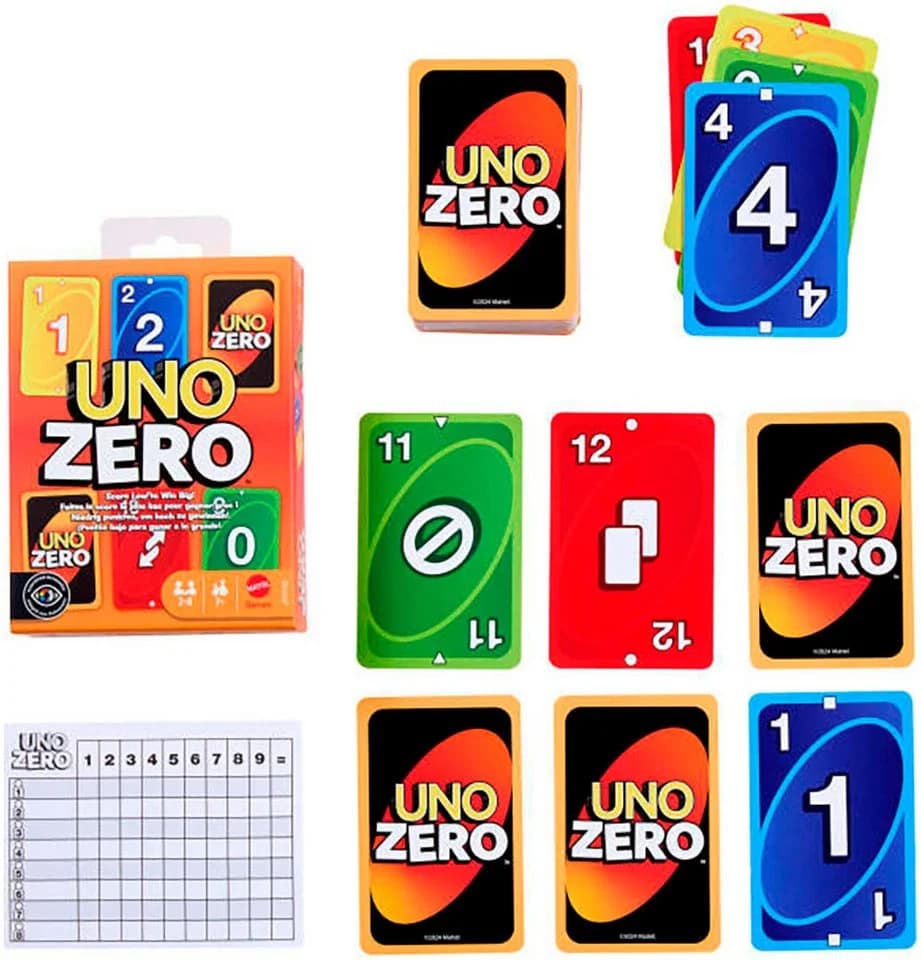 Mattel Games UNO Zero Kartenspiel für 2-8 Spieler ab 7 Jahren - Bild 3