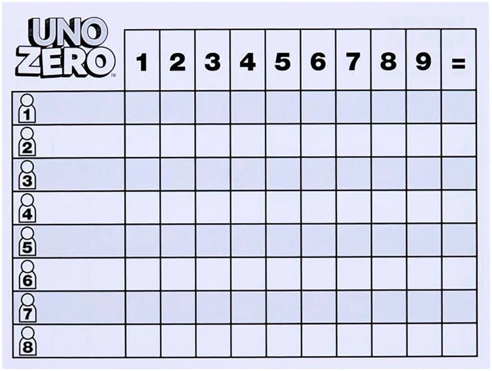 Mattel Games UNO Zero Kartenspiel für 2-8 Spieler ab 7 Jahren - Bild 4