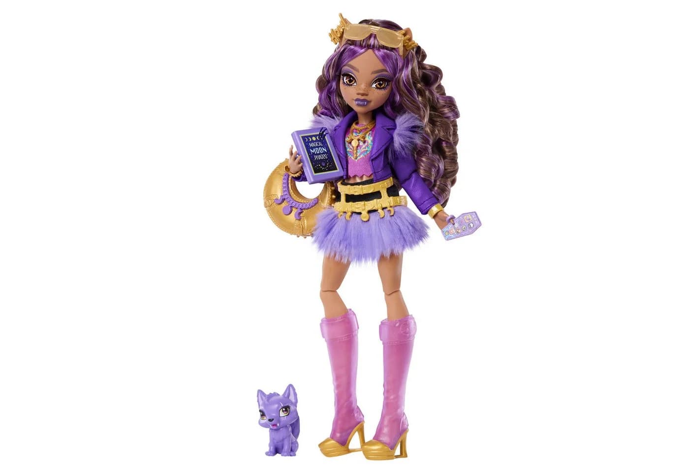 MonsterHigh™ Anziehpuppe Monster High Clawdeen Violett - Bild 2