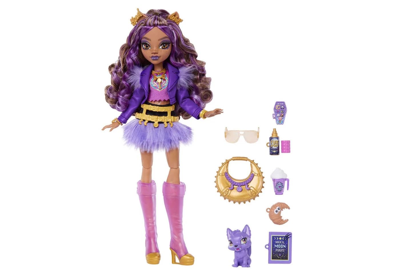 MonsterHigh™ Anziehpuppe Monster High Clawdeen Violett - Bild 5