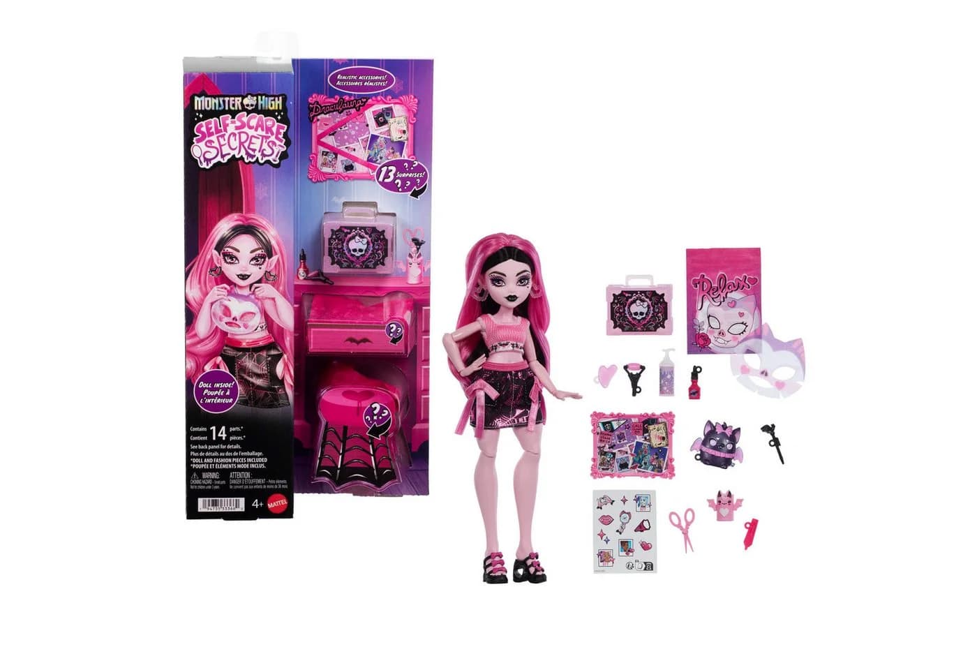 MonsterHigh™ Anziehpuppe Draculaura Self-Scare Secrets - Bild 2