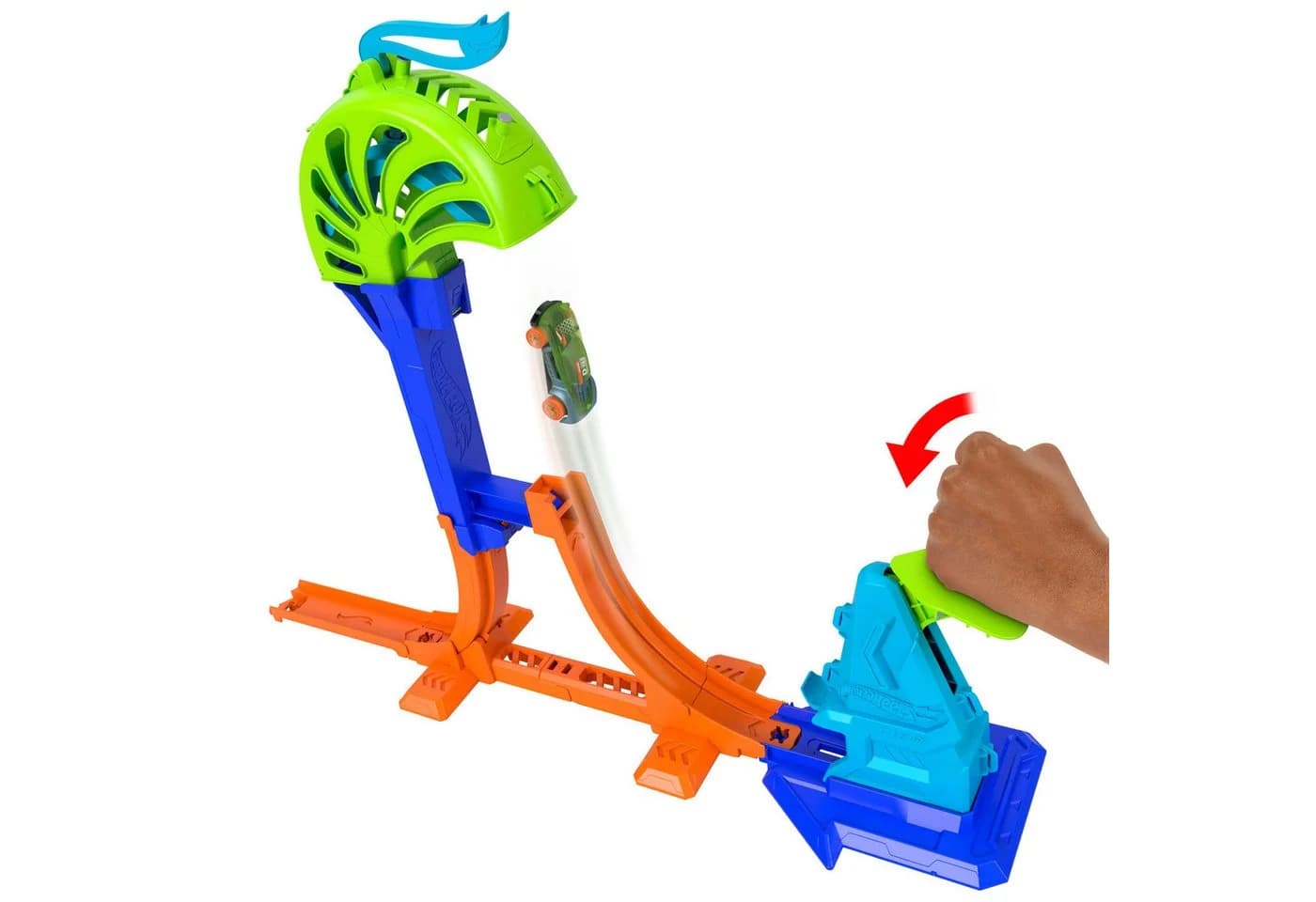 Hot Wheels Autorennbahn Stunt Tracks Power Launch Champion