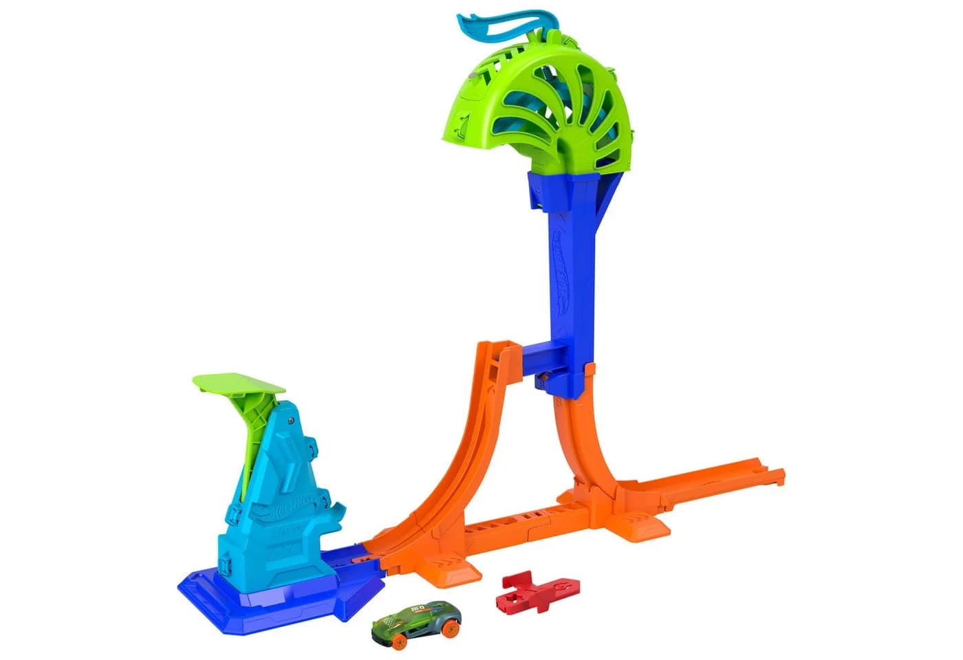 Hot Wheels Autorennbahn Stunt Tracks Power Launch Champion - Bild 2
