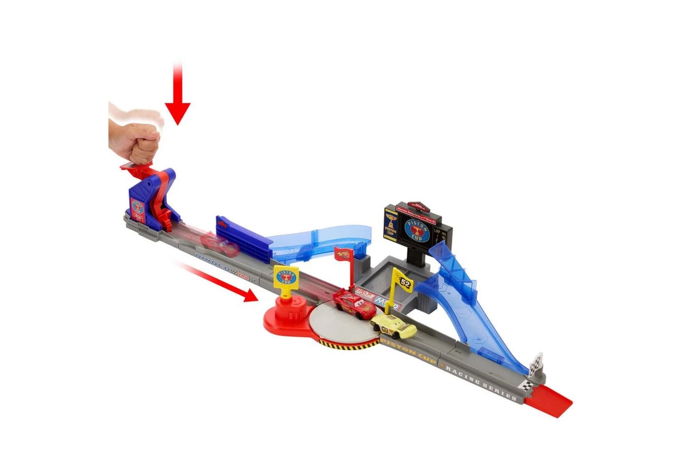 Mattel Autorennbahn Disney Pixar Cars 2-in-1 Piston Cup