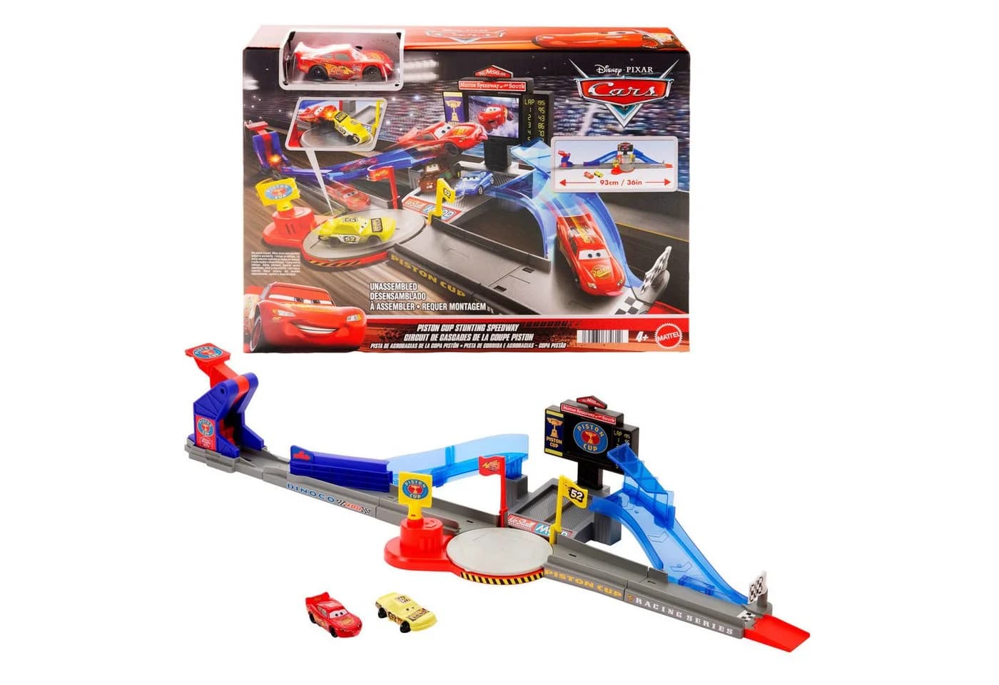 Mattel Autorennbahn Disney Pixar Cars 2-in-1 Piston Cup - Bild 2