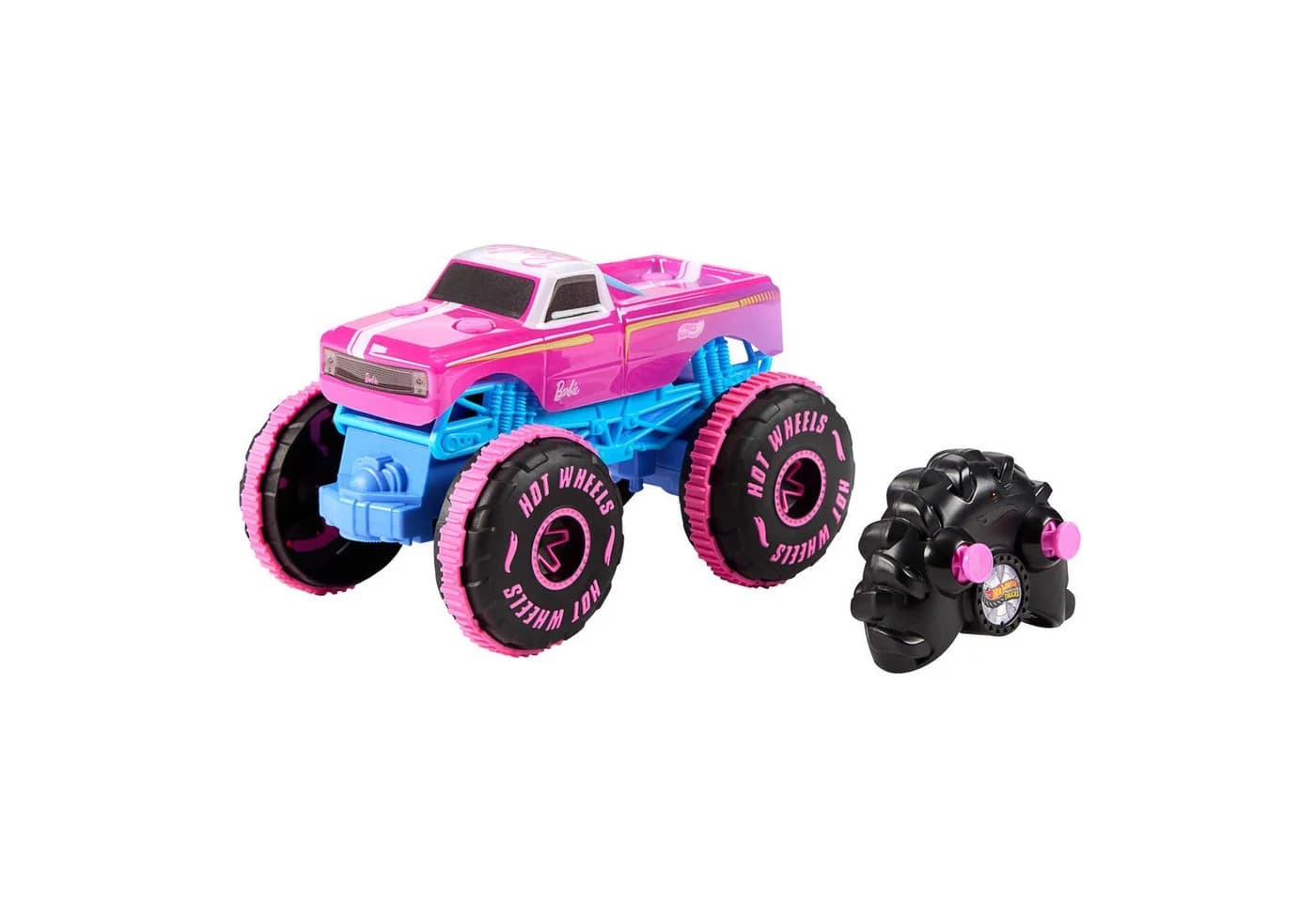 Hot Wheels RC-Monstertruck Barbie R/C 1:24 Rosa - Bild 3