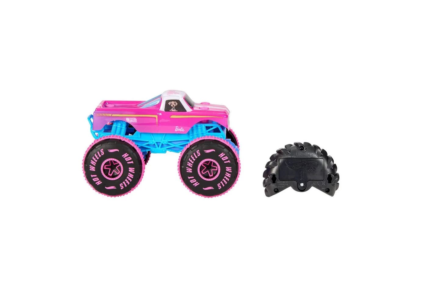 Hot Wheels RC-Monstertruck Barbie R/C 1:24 Rosa - Bild 4