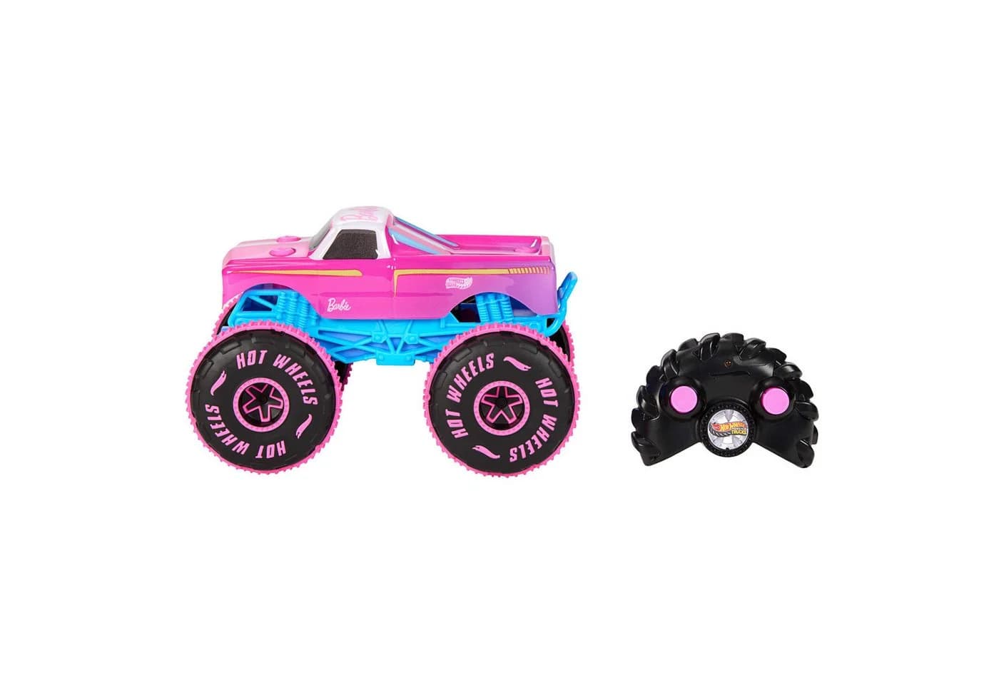 Hot Wheels RC-Monstertruck Barbie R/C 1:24 Rosa - Bild 5