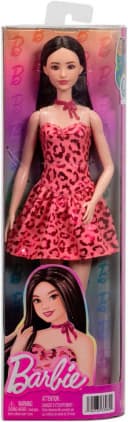 Barbie Fashionista Anziehpuppe mit pinkem Leo Outfit Bild 3