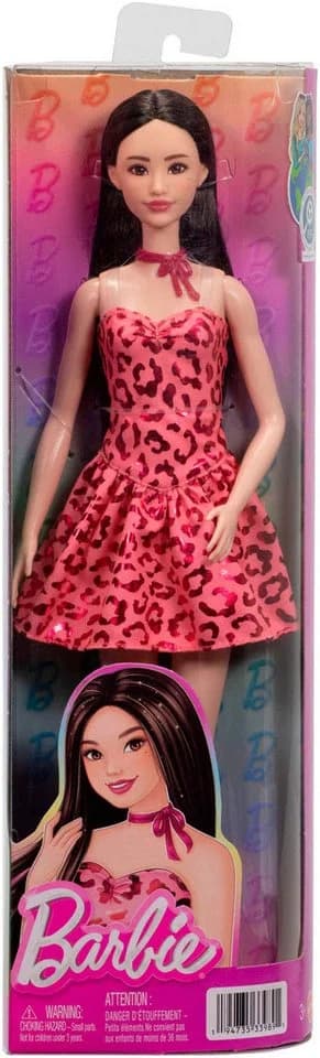 Barbie Fashionista Anziehpuppe mit pinkem Leo Outfit - Bild 3