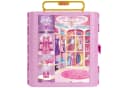 Barbie Deluxe Style Kleiderschrank Rosa Aufklappbar mit Schminkbereich Bild 1